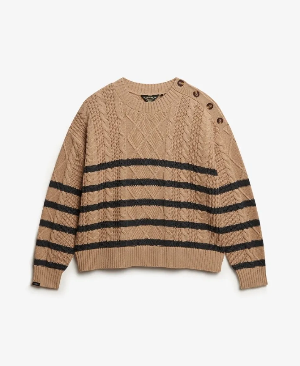 Cable Crew Neck Jumper