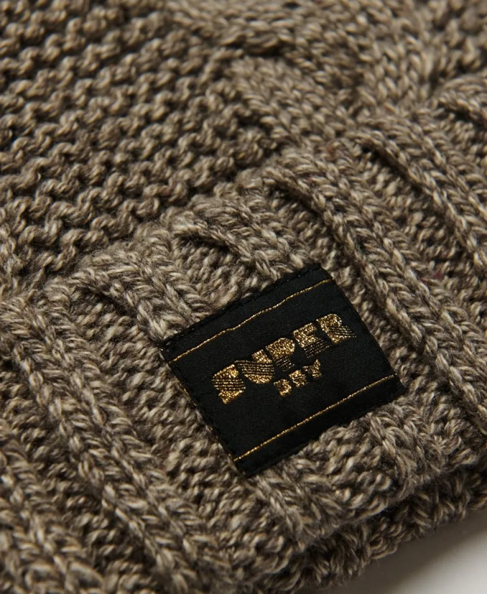 Cable Knit Beanie Hat