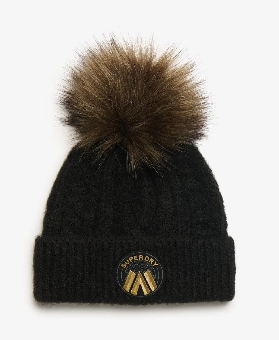 Cable Luxe Knit Beanie Hat
