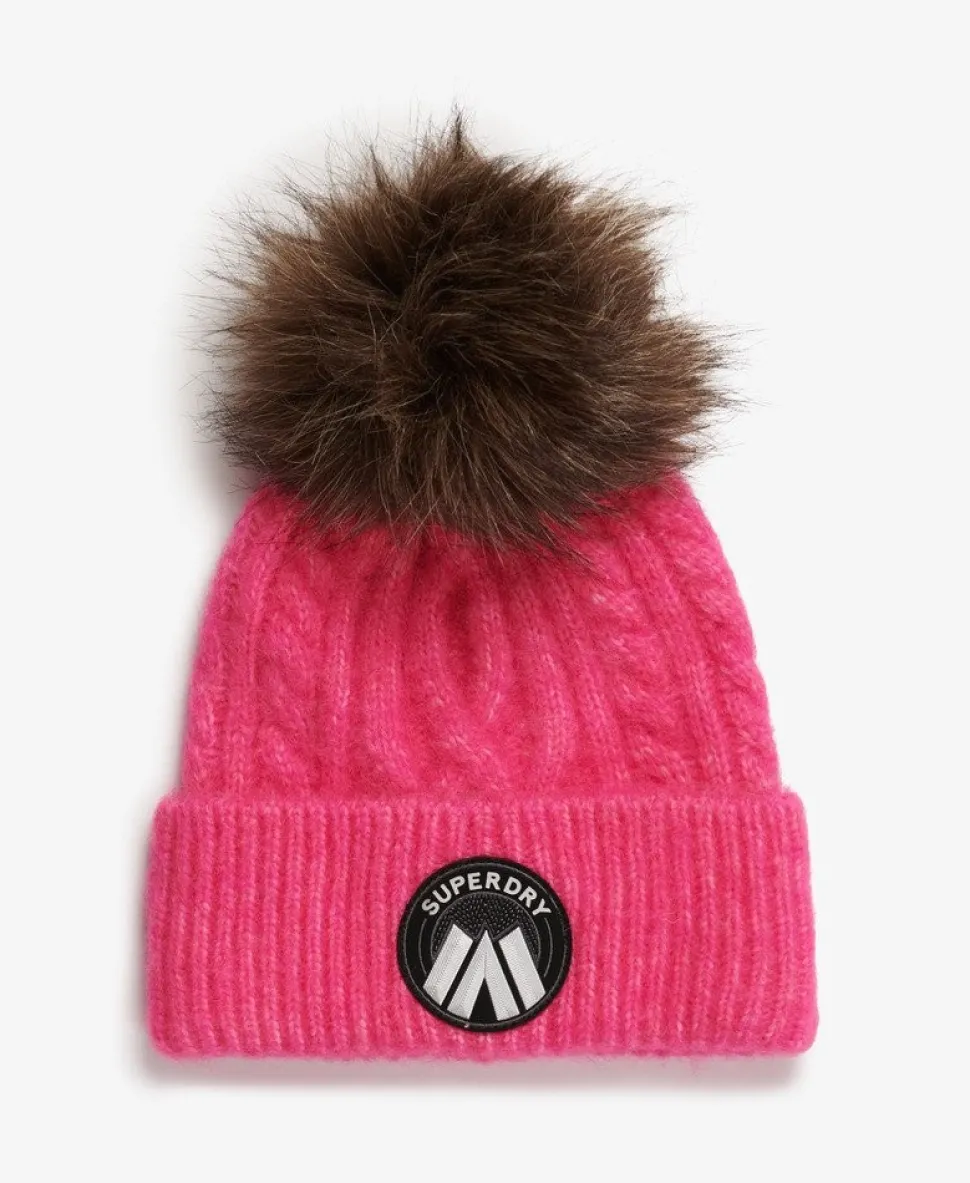 Cable Luxe Knit Beanie Hat
