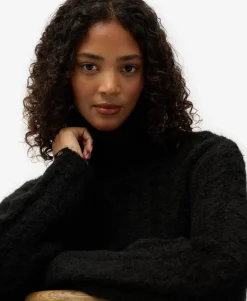 Cable Roll Neck Jumper