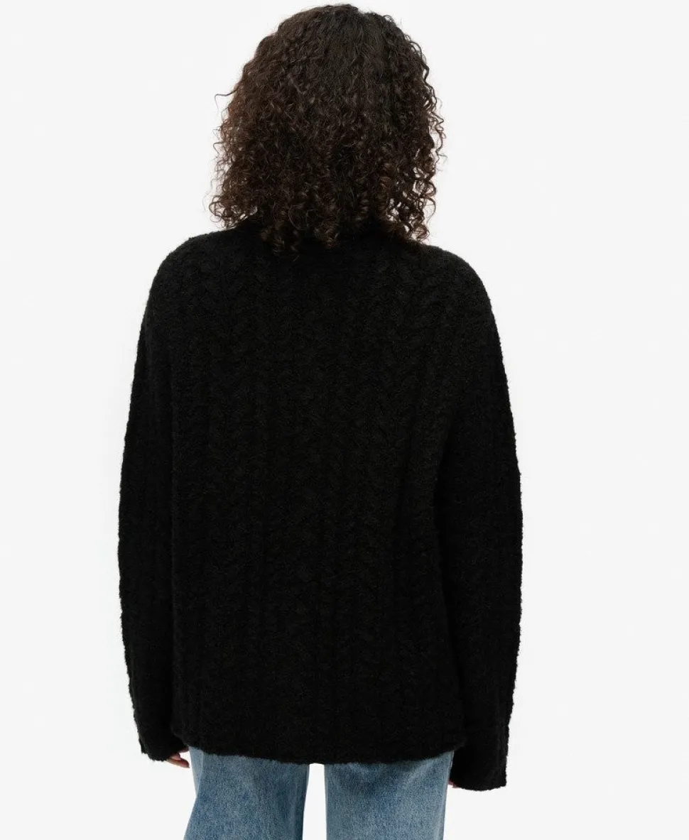 Cable Roll Neck Jumper