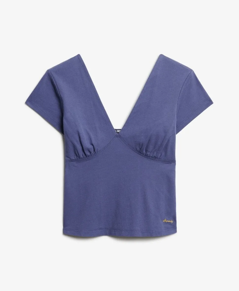 Cap Sleeve Corset Top