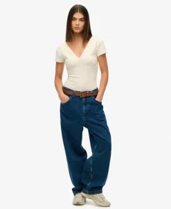 Cap Sleeve Corset Top
