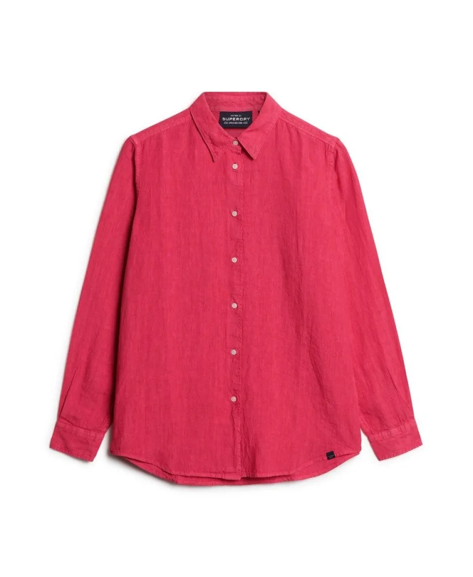 Casual Linen Boyfriend Shirt