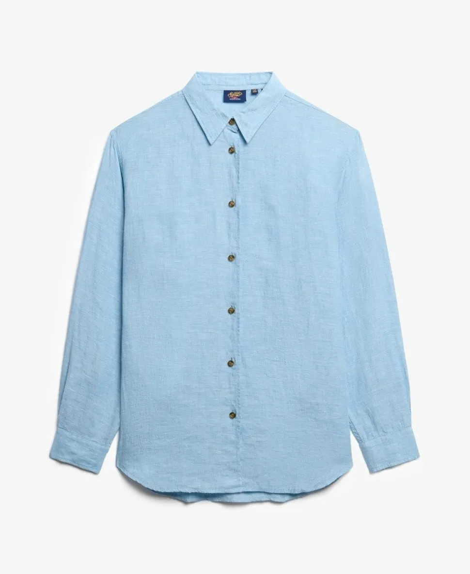 Casual Linen Boyfriend Shirt