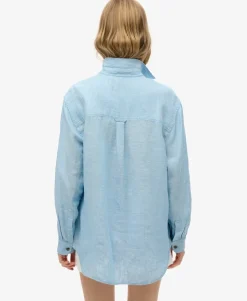 Casual Linen Boyfriend Shirt