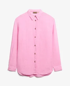 Casual Linen Boyfriend Shirt
