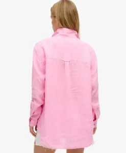 Casual Linen Boyfriend Shirt