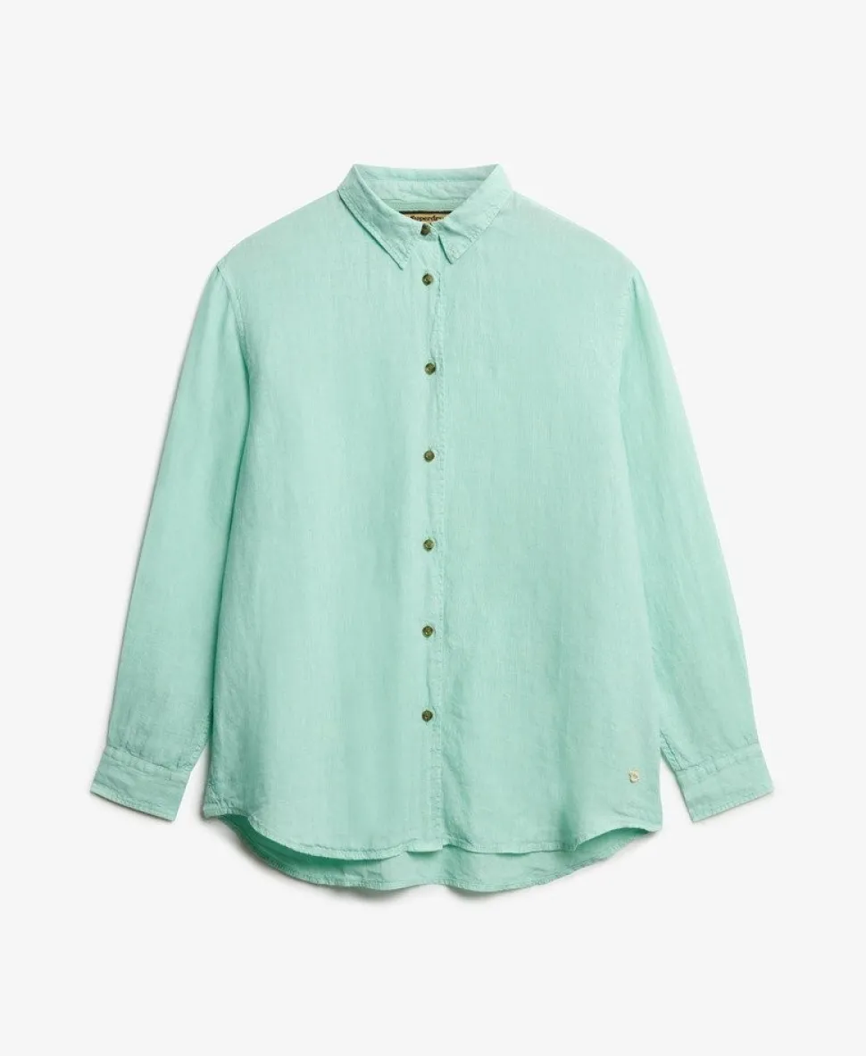 Casual Linen Boyfriend Shirt