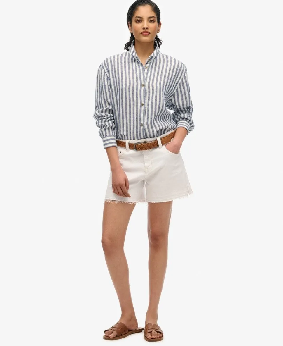 Casual Linen Boyfriend Shirt