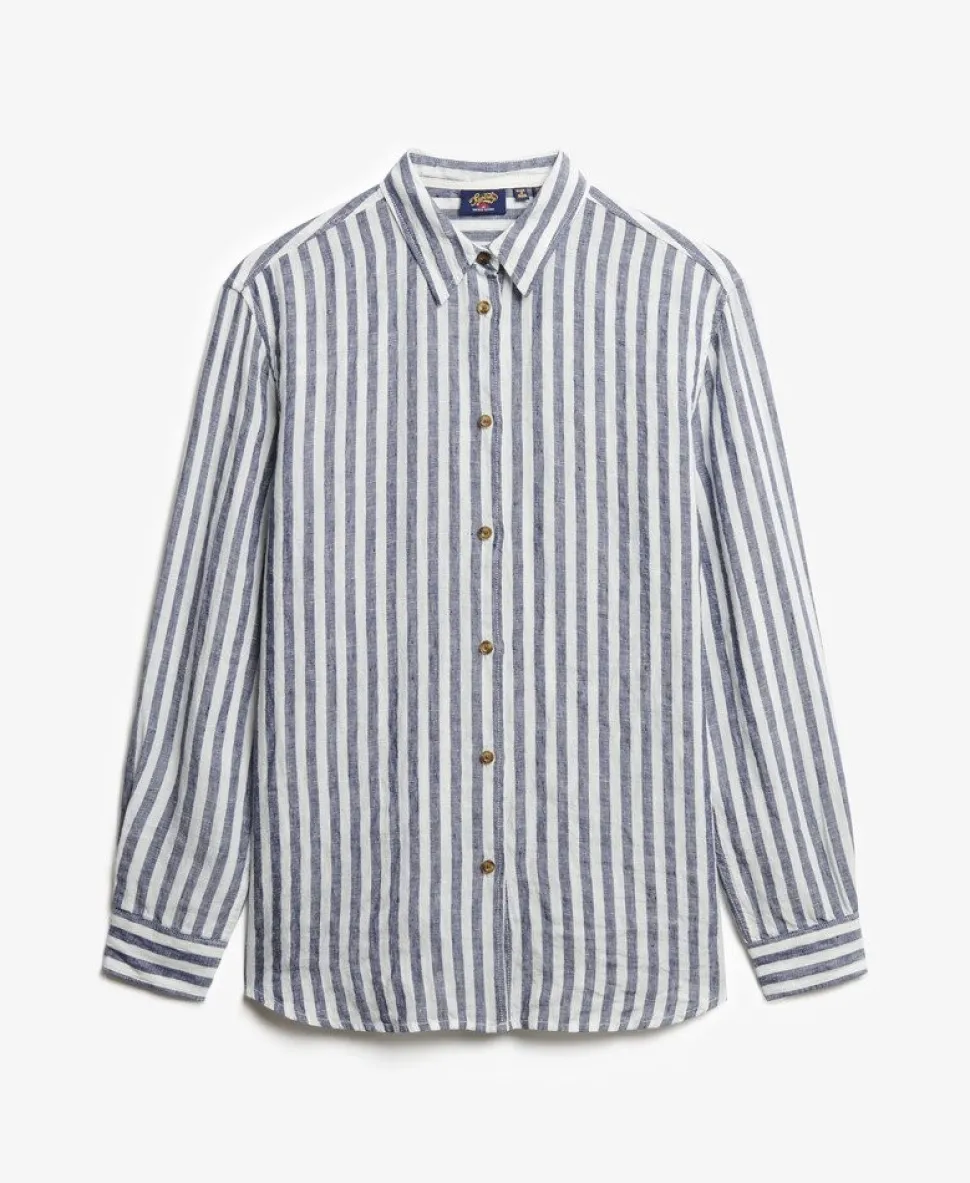 Casual Linen Boyfriend Shirt