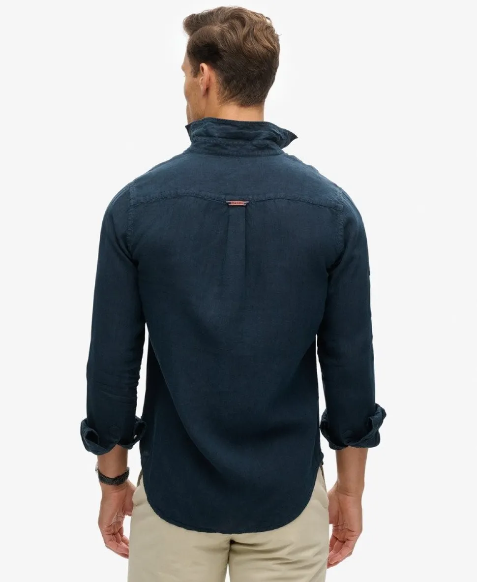 Casual Linen Long Sleeve Shirt