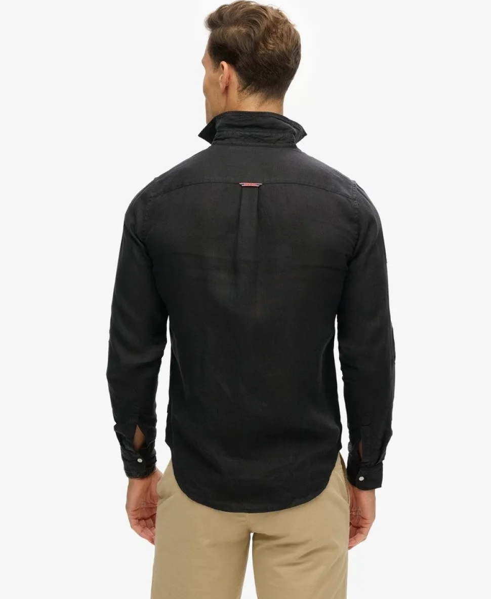 Casual Linen Long Sleeve Shirt