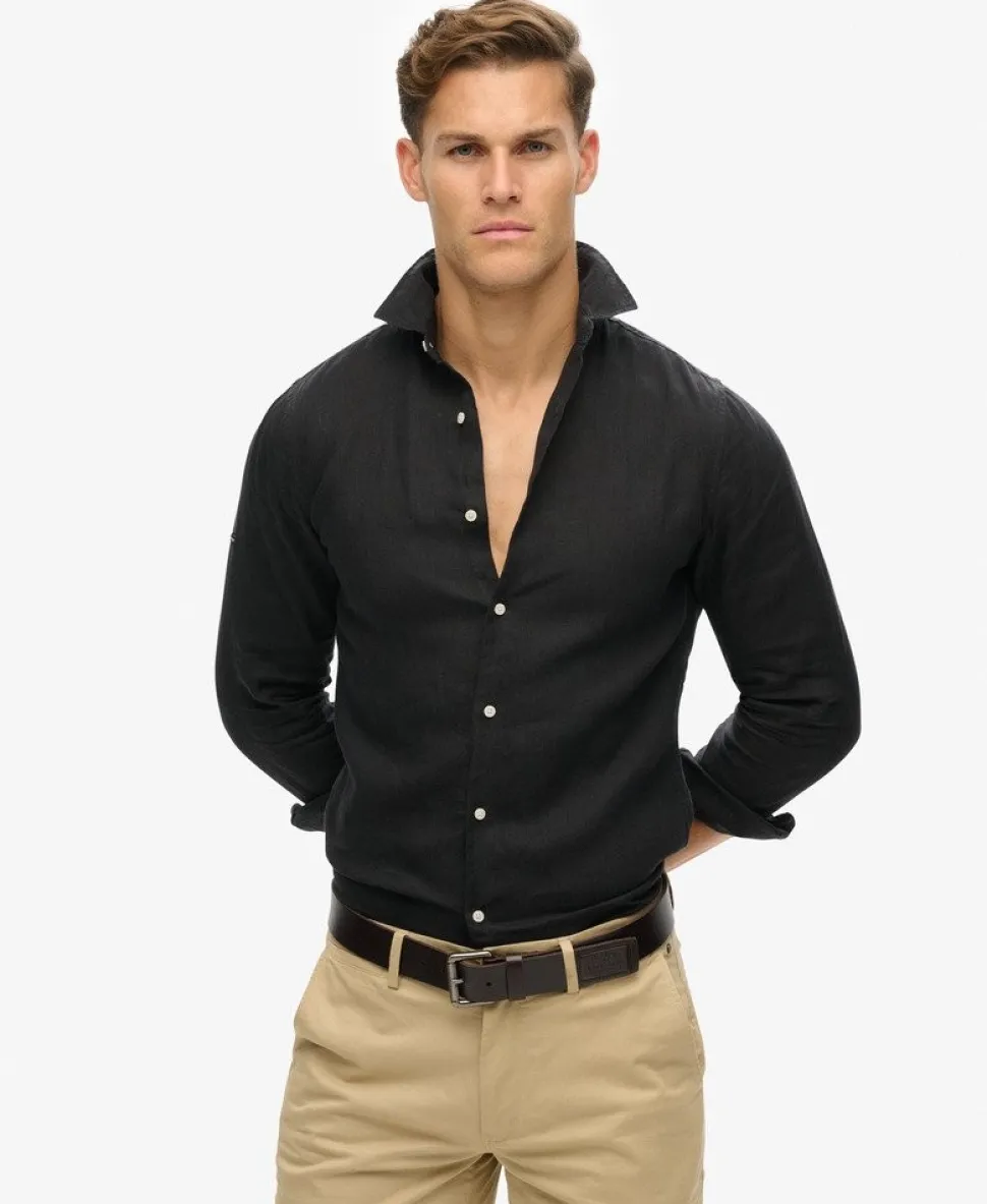 Casual Linen Long Sleeve Shirt