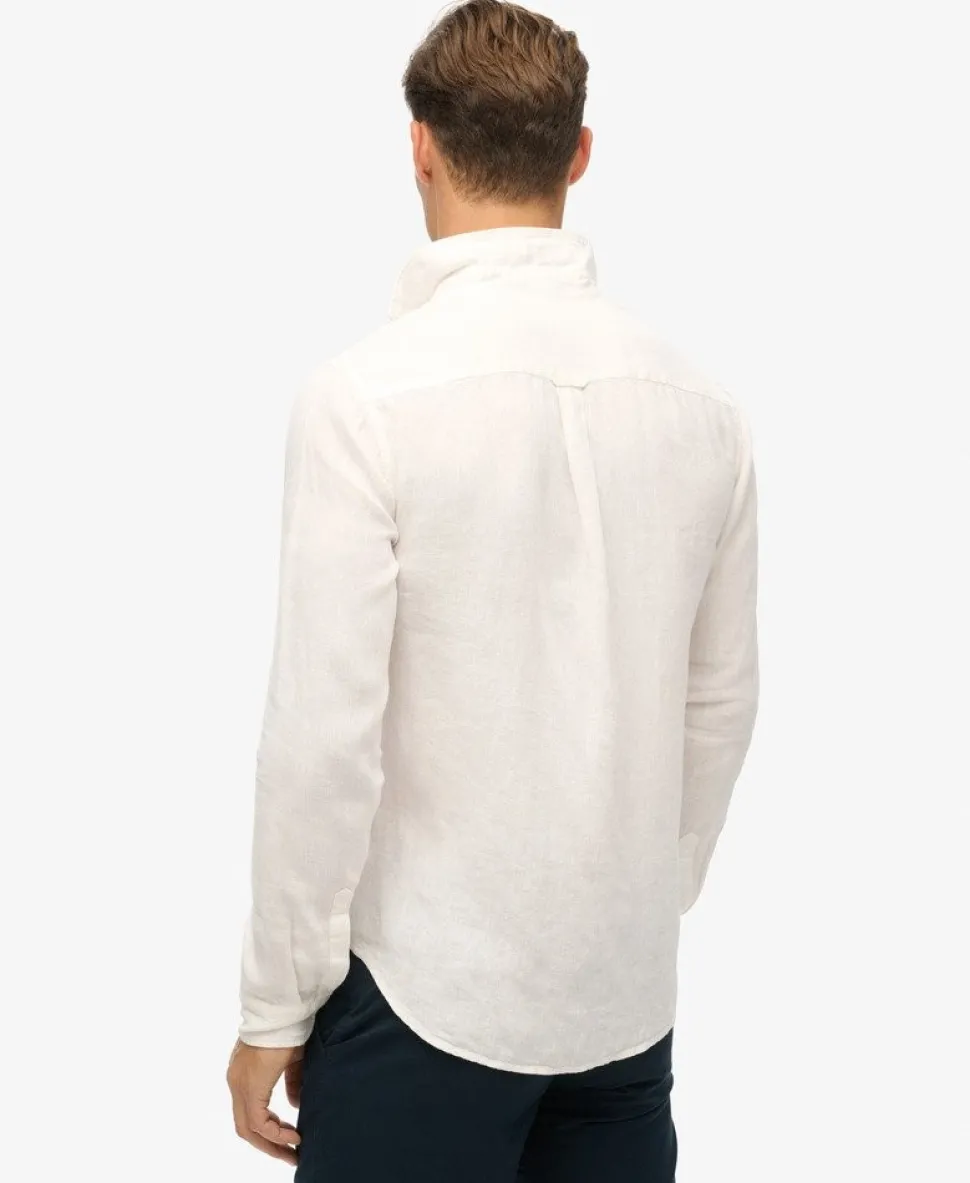 Casual Linen Long Sleeve Shirt