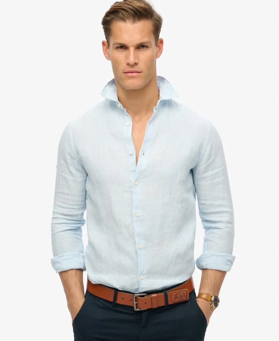 Casual Linen Long Sleeve Shirt