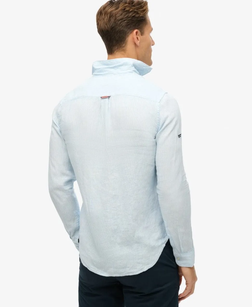 Casual Linen Long Sleeve Shirt