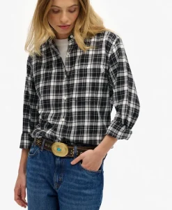 Check Flannel Boyfriend Shirt