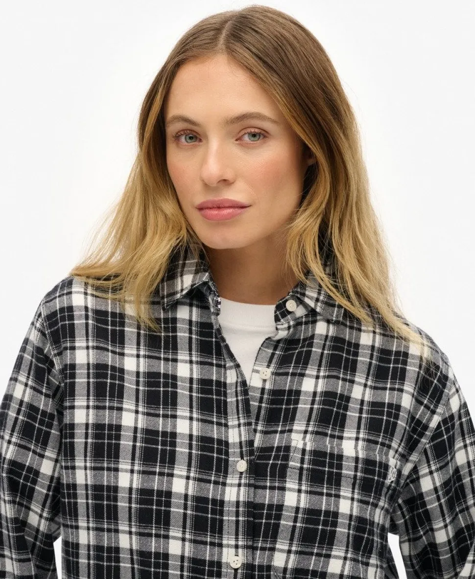 Check Flannel Boyfriend Shirt