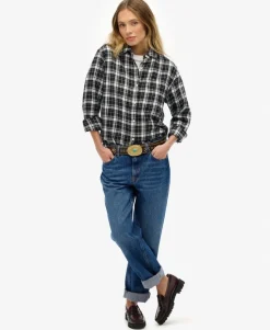 Check Flannel Boyfriend Shirt