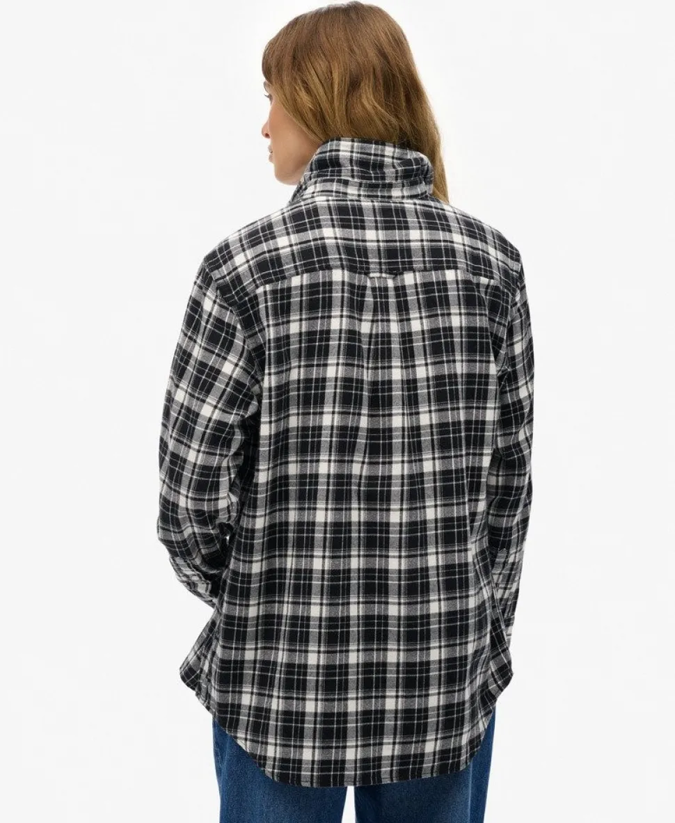 Check Flannel Boyfriend Shirt