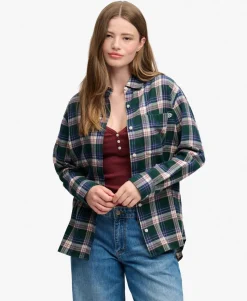 Check Flannel Boyfriend Shirt