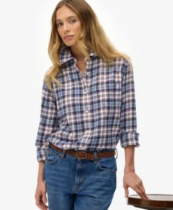 Check Flannel Boyfriend Shirt