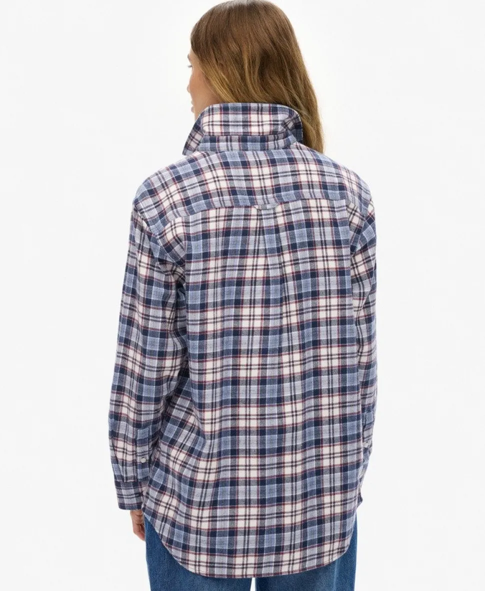 Check Flannel Boyfriend Shirt
