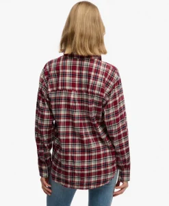 Check Flannel Relaxed Shirt