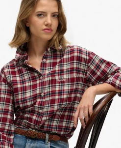 Check Flannel Relaxed Shirt