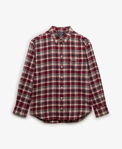 Check Flannel Relaxed Shirt