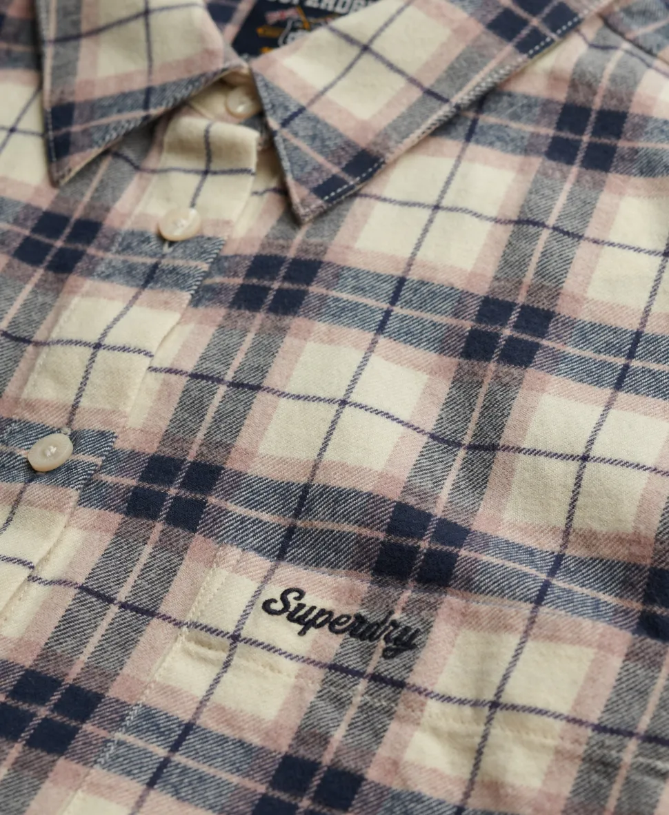 Check Flannel Relaxed Shirt