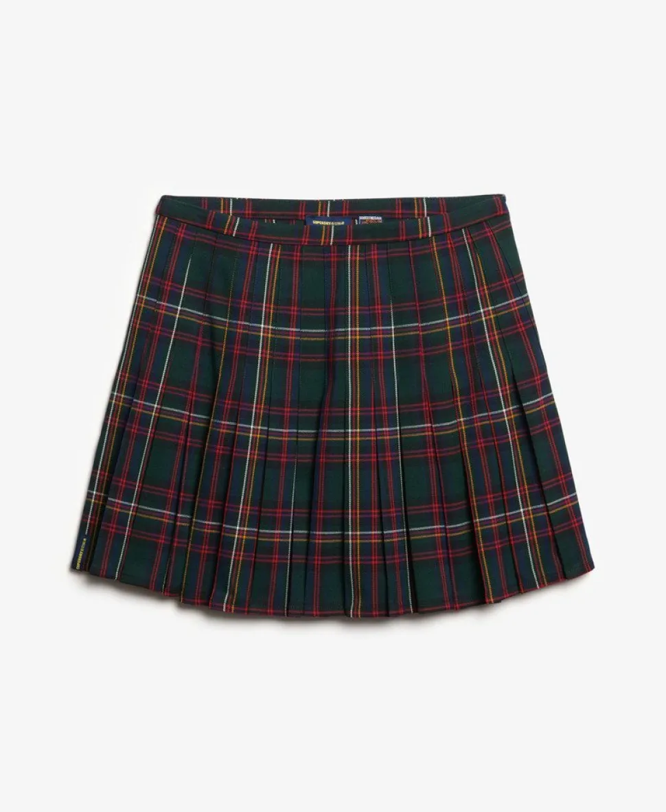 Check Mini Skirt