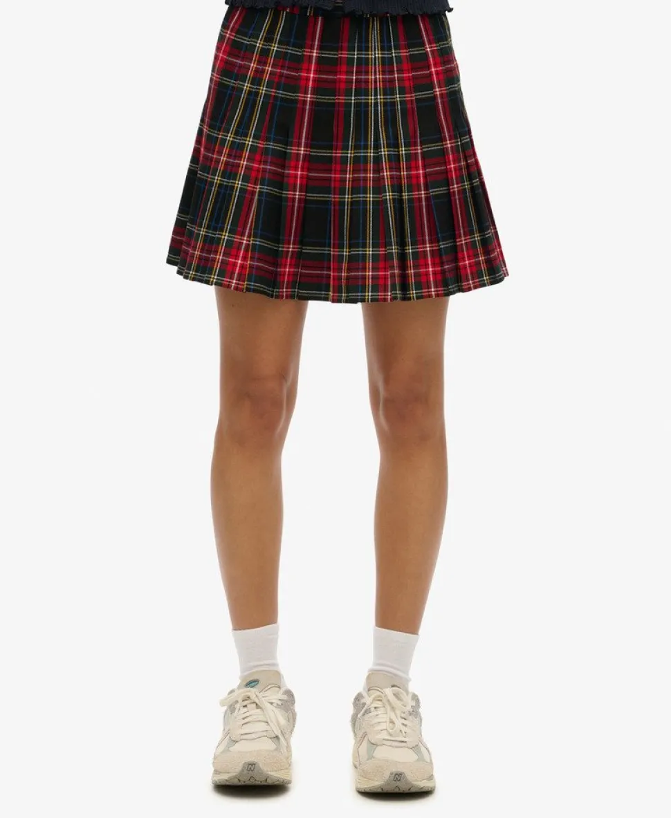 Check Mini Skirt