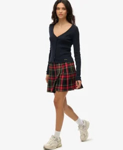 Check Mini Skirt