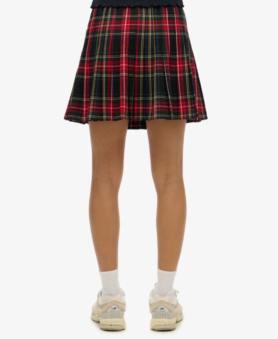 Check Mini Skirt