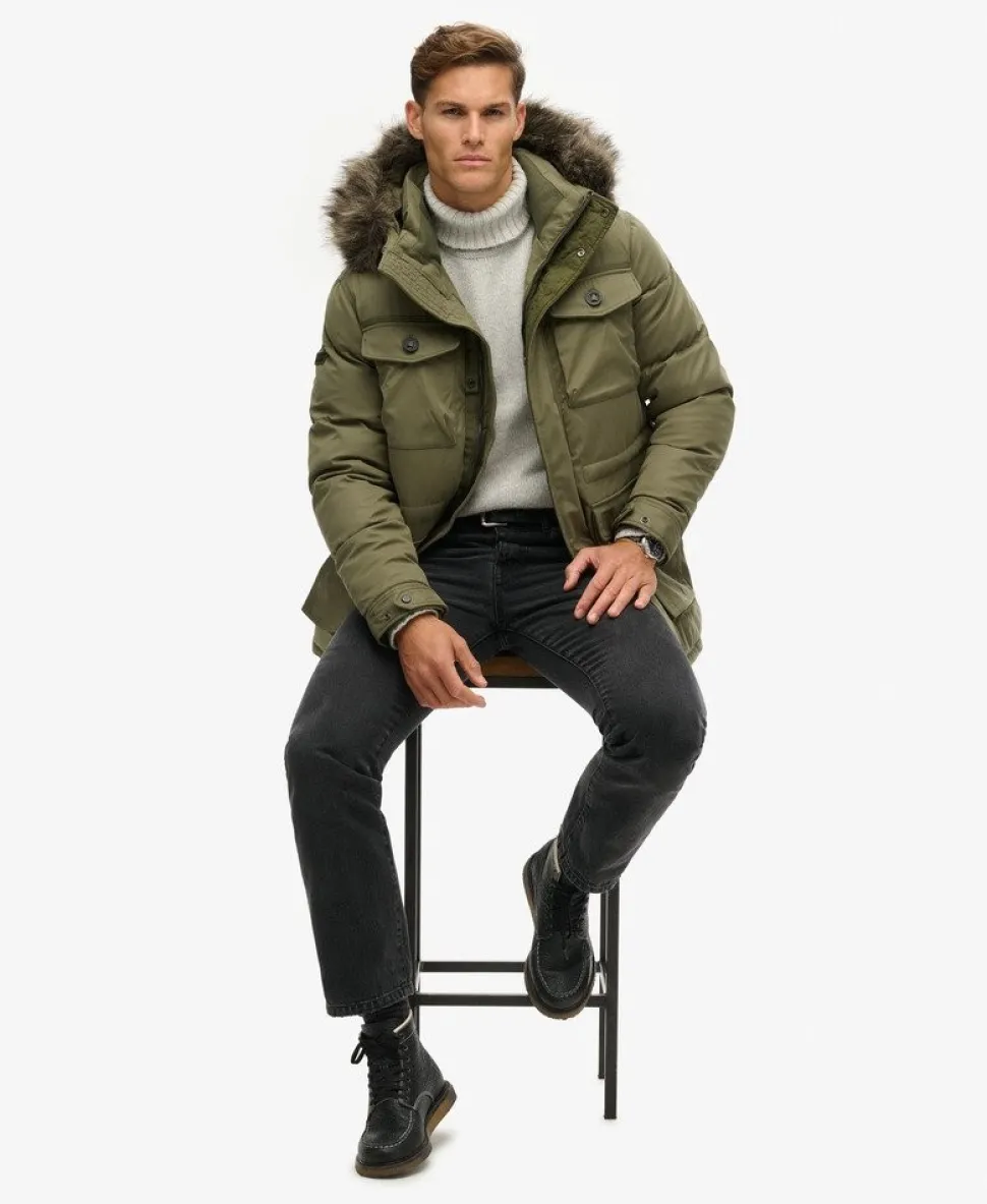 Chinook Faux Fur Parka Coat