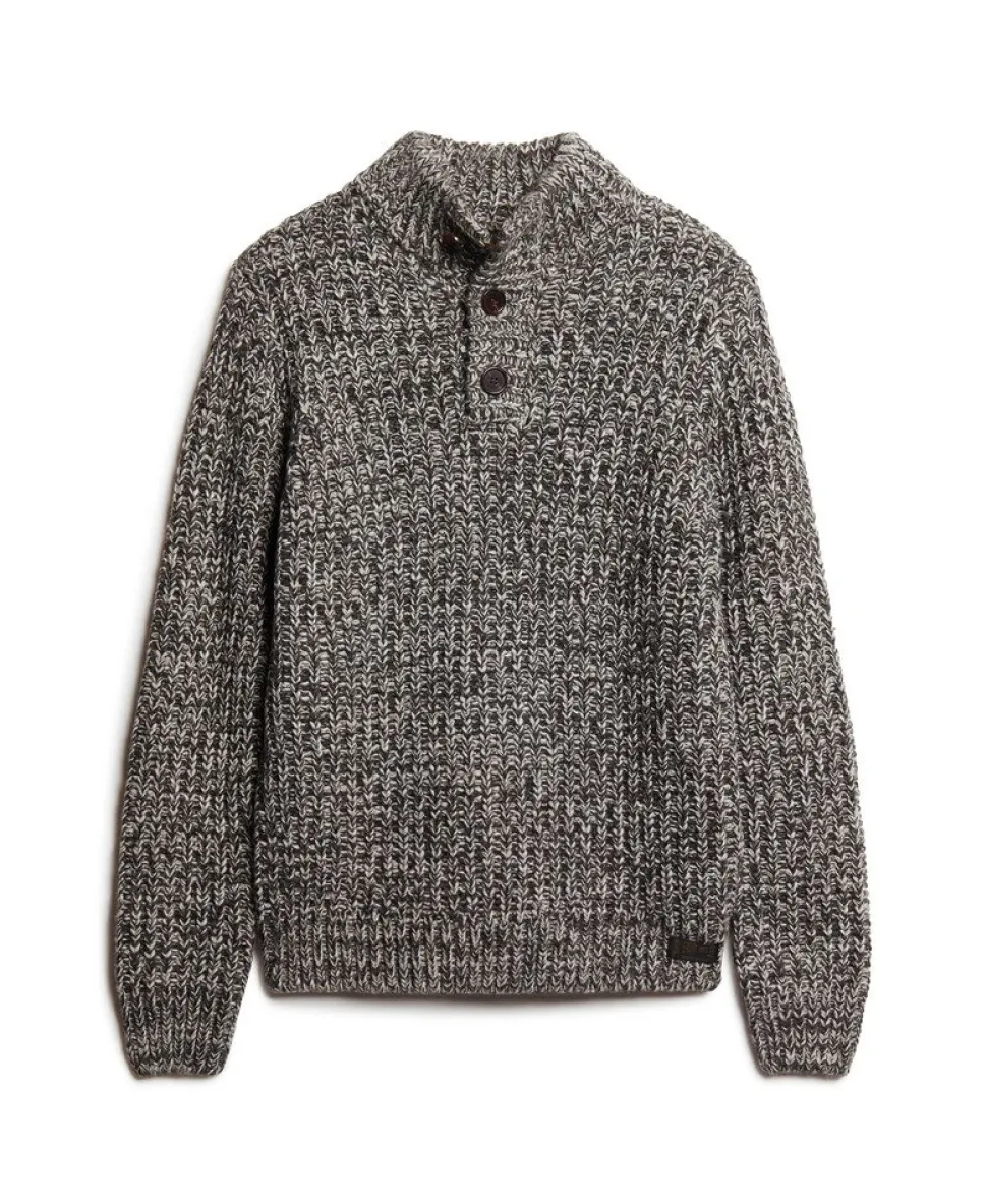 Chunky Knit Half Zip Jumper
