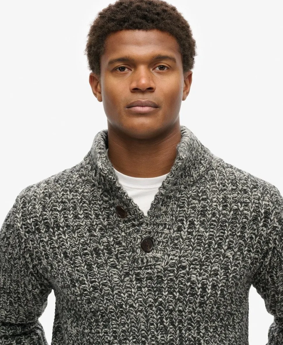 Chunky Knit Half Zip Jumper