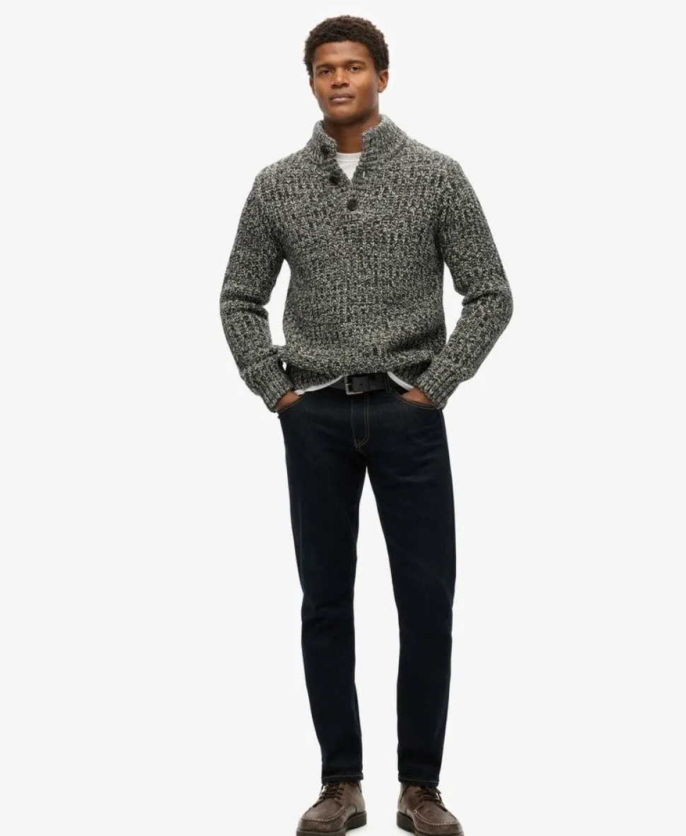 Chunky Knit Half Zip Jumper