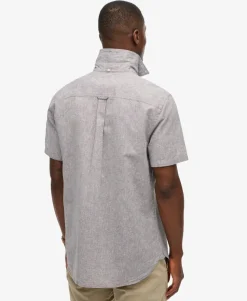 City Cotton Linen Short Sleeve Shirt