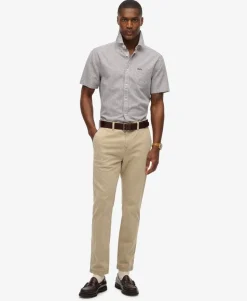 City Cotton Linen Short Sleeve Shirt