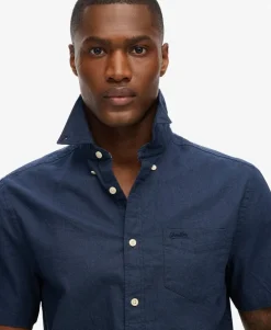 City Cotton Linen Short Sleeve Shirt