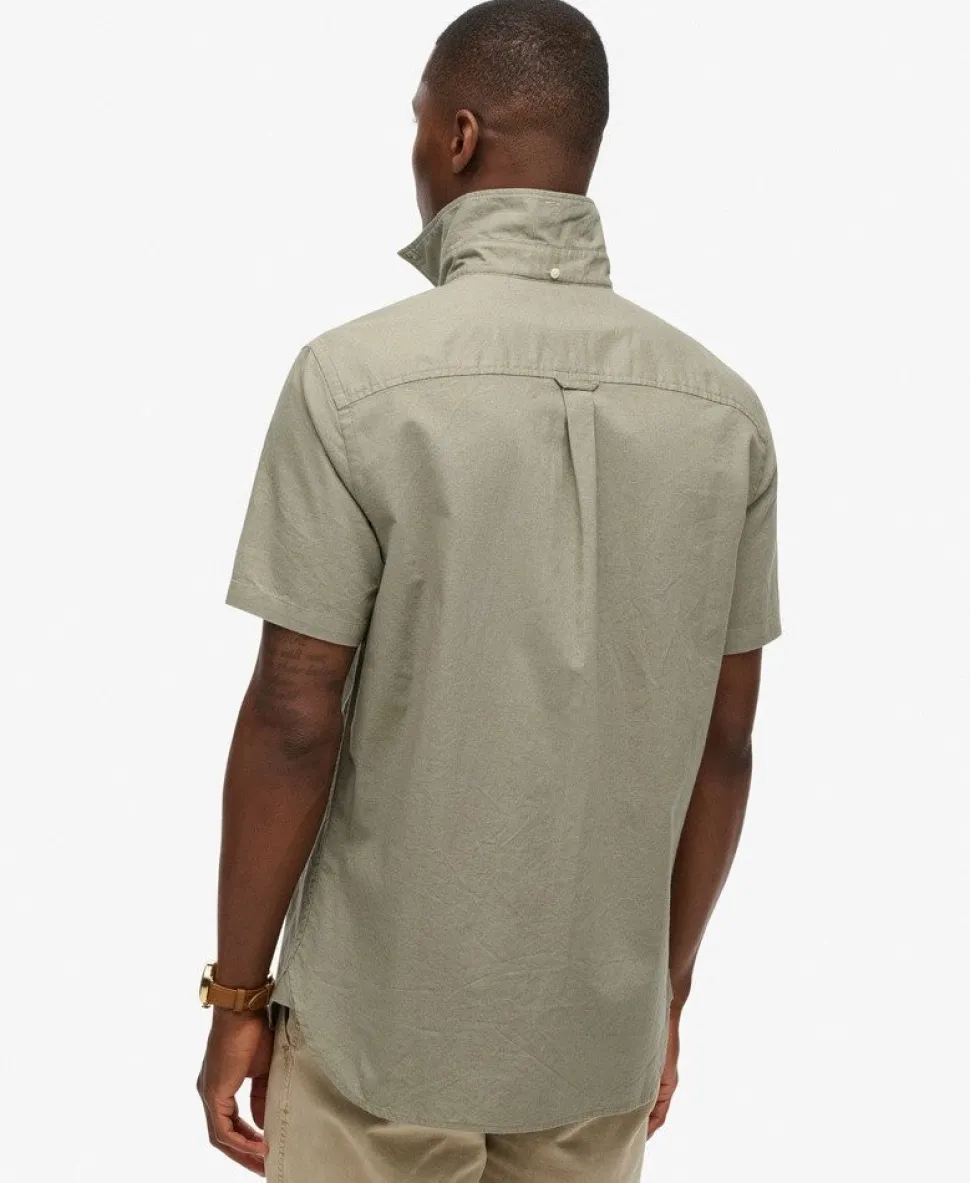 City Cotton Linen Short Sleeve Shirt