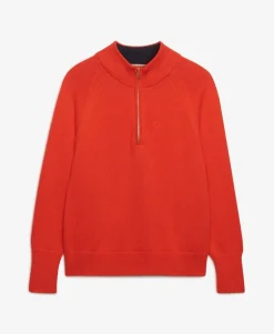 Classic Cotton Knit Half Zip Jumper