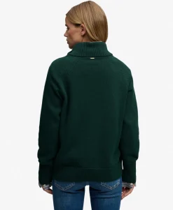 Classic Cotton Knit Half Zip Jumper
