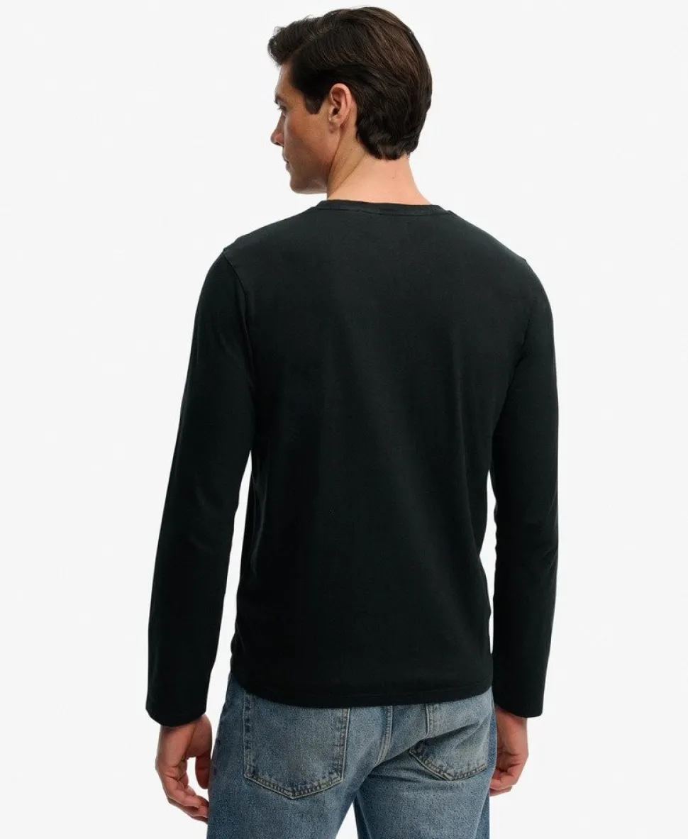 Classic Cotton Linen Long Sleeve Top