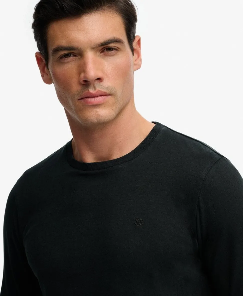 Classic Cotton Linen Long Sleeve Top