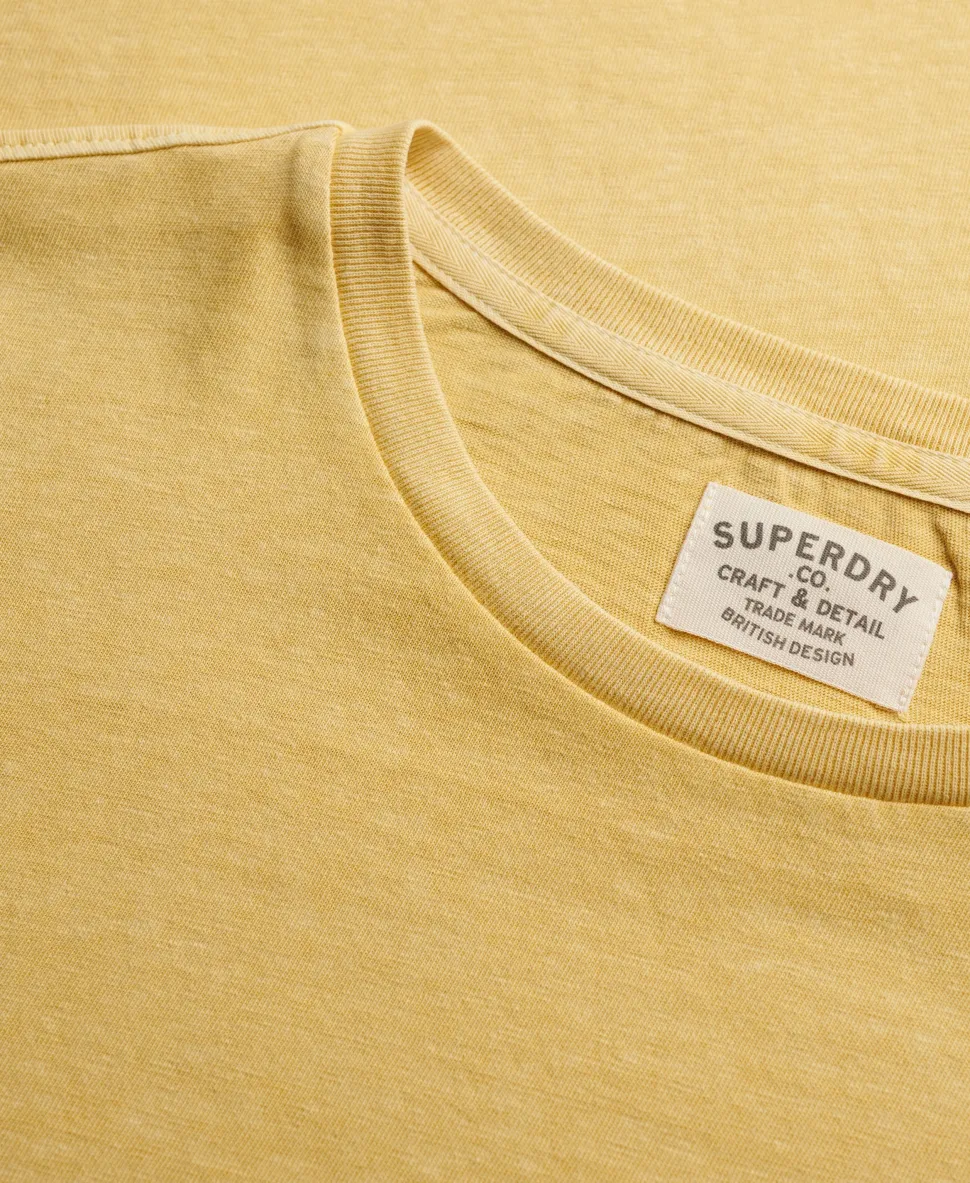 Classic Cotton Linen Pocket T-Shirt